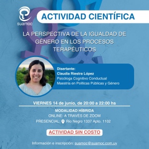 La perspectiva de la igualdad de g&eacute;nero en los procesos terap&eacute;uticos