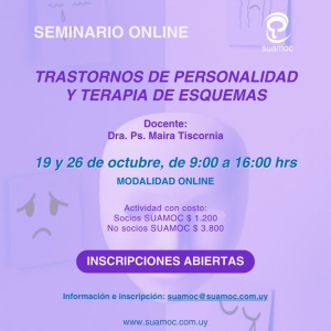 Seminario trastornos de la personalidad y terapia de esquemas