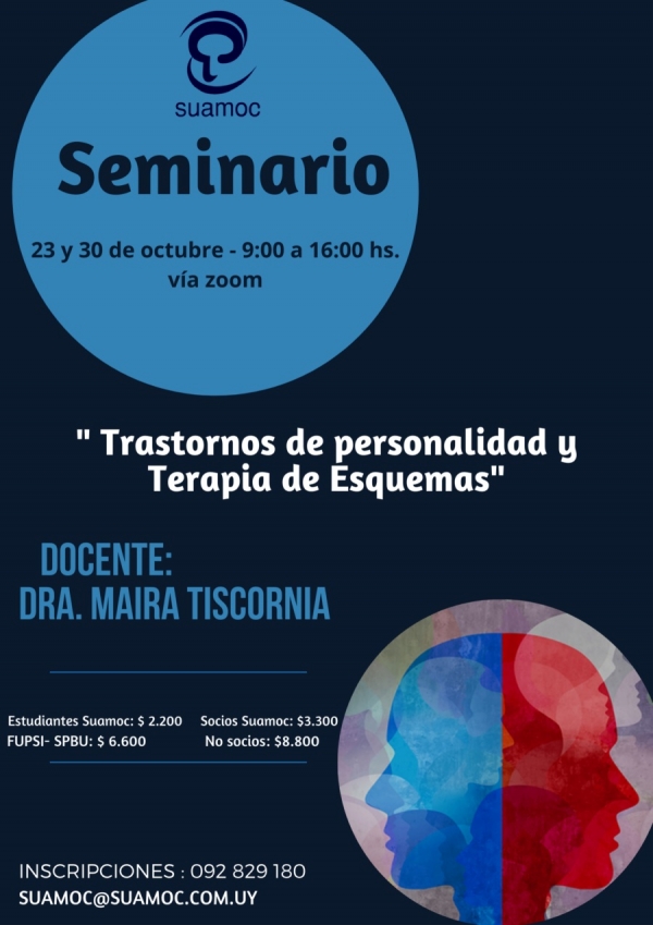 Seminario: Trastorno de personalidad y terapias de esquemas