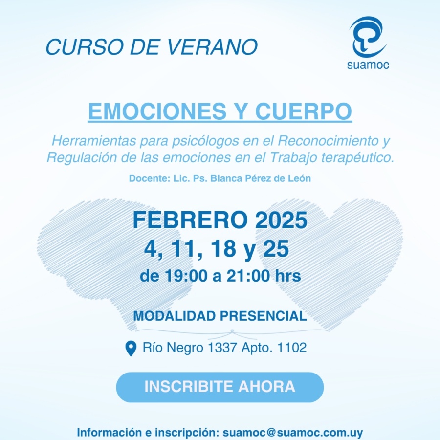Curso de Verano EMOCIONES Y CUERPO