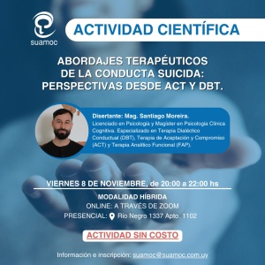 Abordajes Terap&eacute;uticos de la Conducta Suicida: Perspectivas desde ACT y DBT
