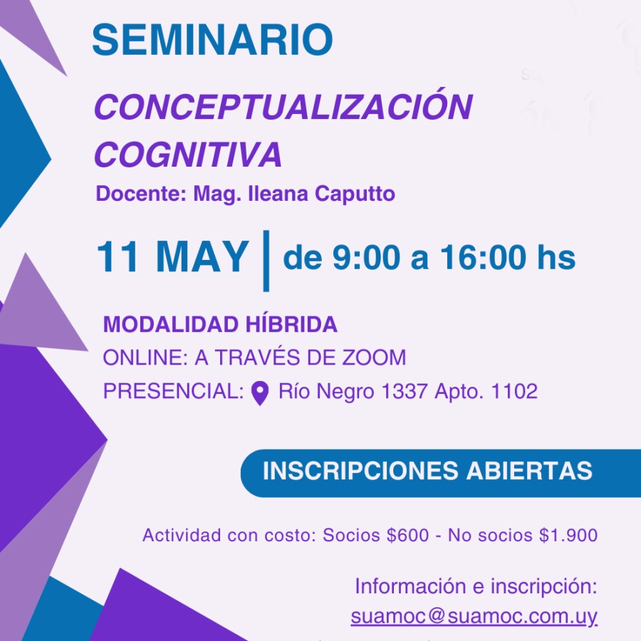 Seminario Conceptualizaci&oacute;n Cognitiva