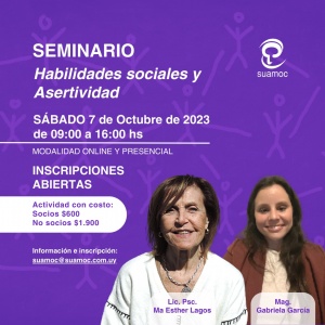 Seminario: Habilidades sociales y Asertividad