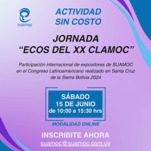 Jornada gratuita "Ecos del XX CLAMOC"