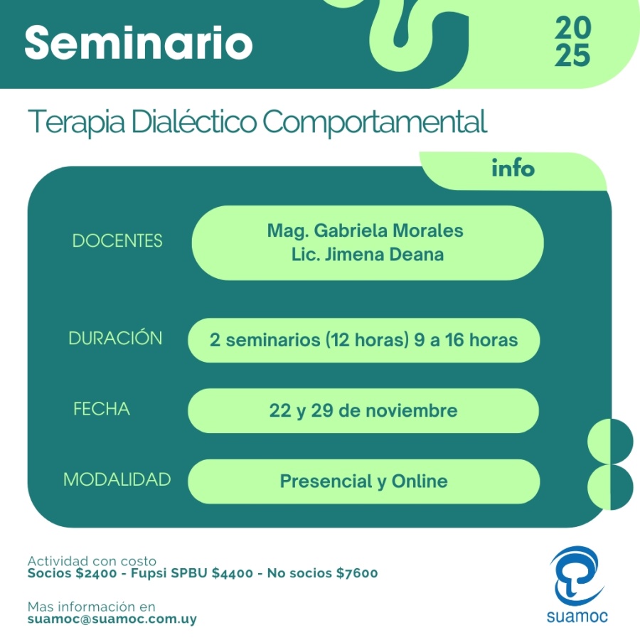 Seminarios en el mes de noviembre