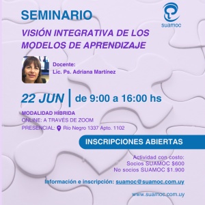 &ldquo;Visi&oacute;n integrativa de los Modelos de Aprendizaje&rdquo;,