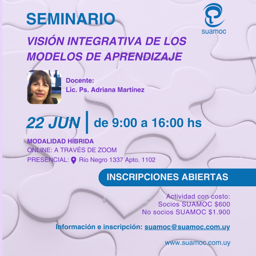&ldquo;Visi&oacute;n integrativa de los Modelos de Aprendizaje&rdquo;,