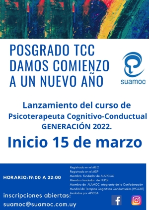 Inscripciones a partir del 7 de Marzo