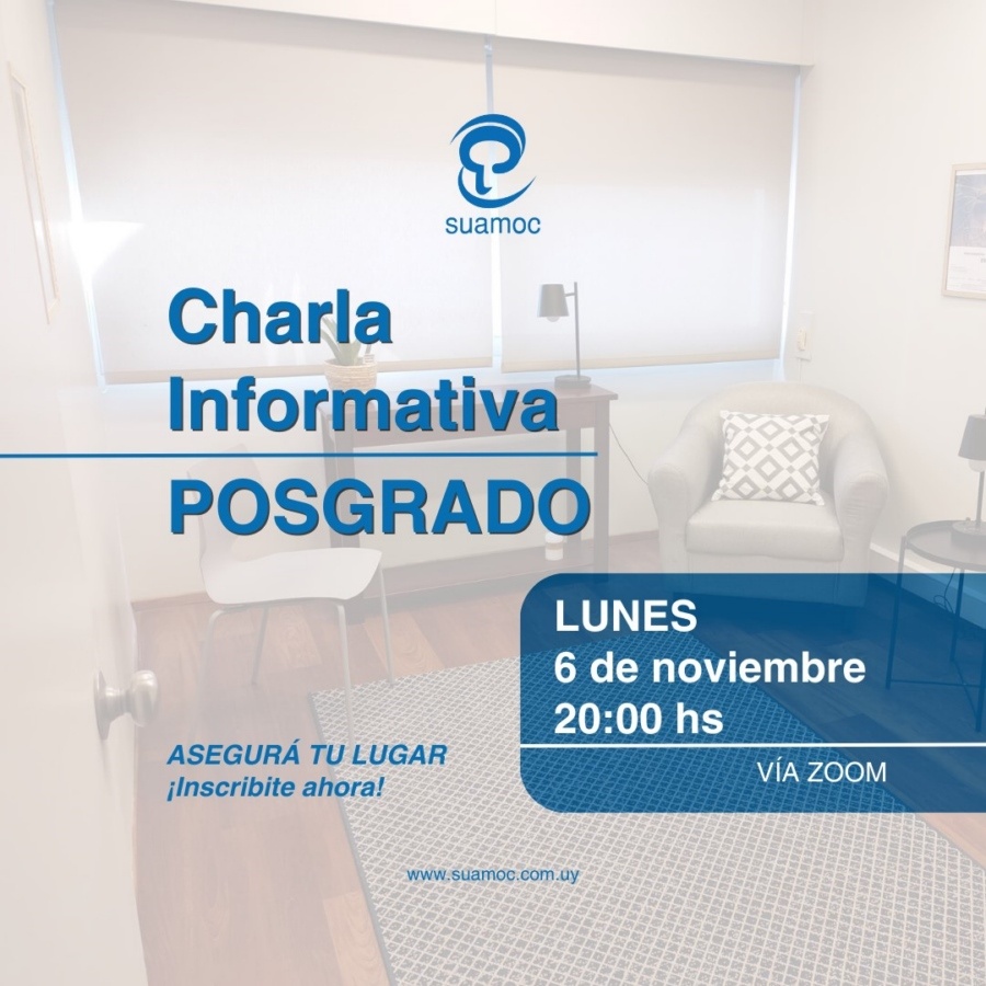 Invitaci&oacute;n: Charla informativa POSGRADO