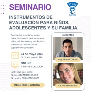 Instrumentos de evaluaci&oacute;n para ni&ntilde;os, adolescentes y su familia
